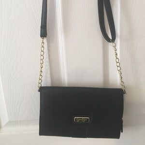 Jessica Simpson black bag/clutch/wallet